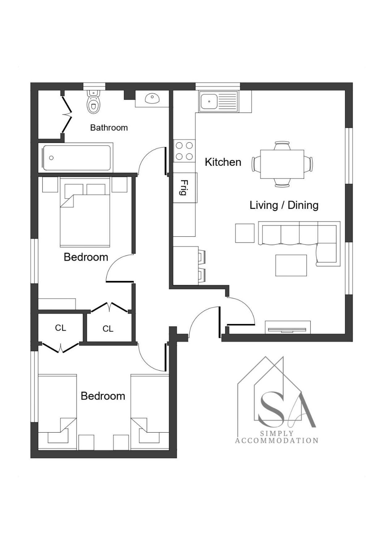 Spacious 2Br Flat - 2 Free Parking Spaces - Near Lgw Airport Crawley  Exteriér fotografie